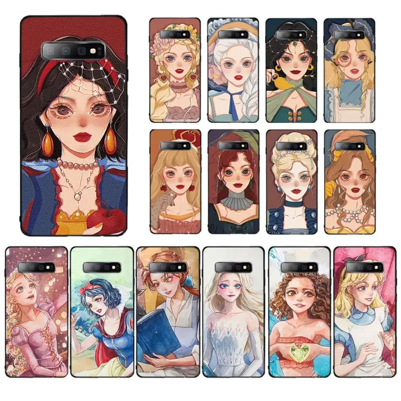 

Disney Princess Phone Case for Samsung S10 21 20 9 8 plus lite S20 UlTRA 7edge