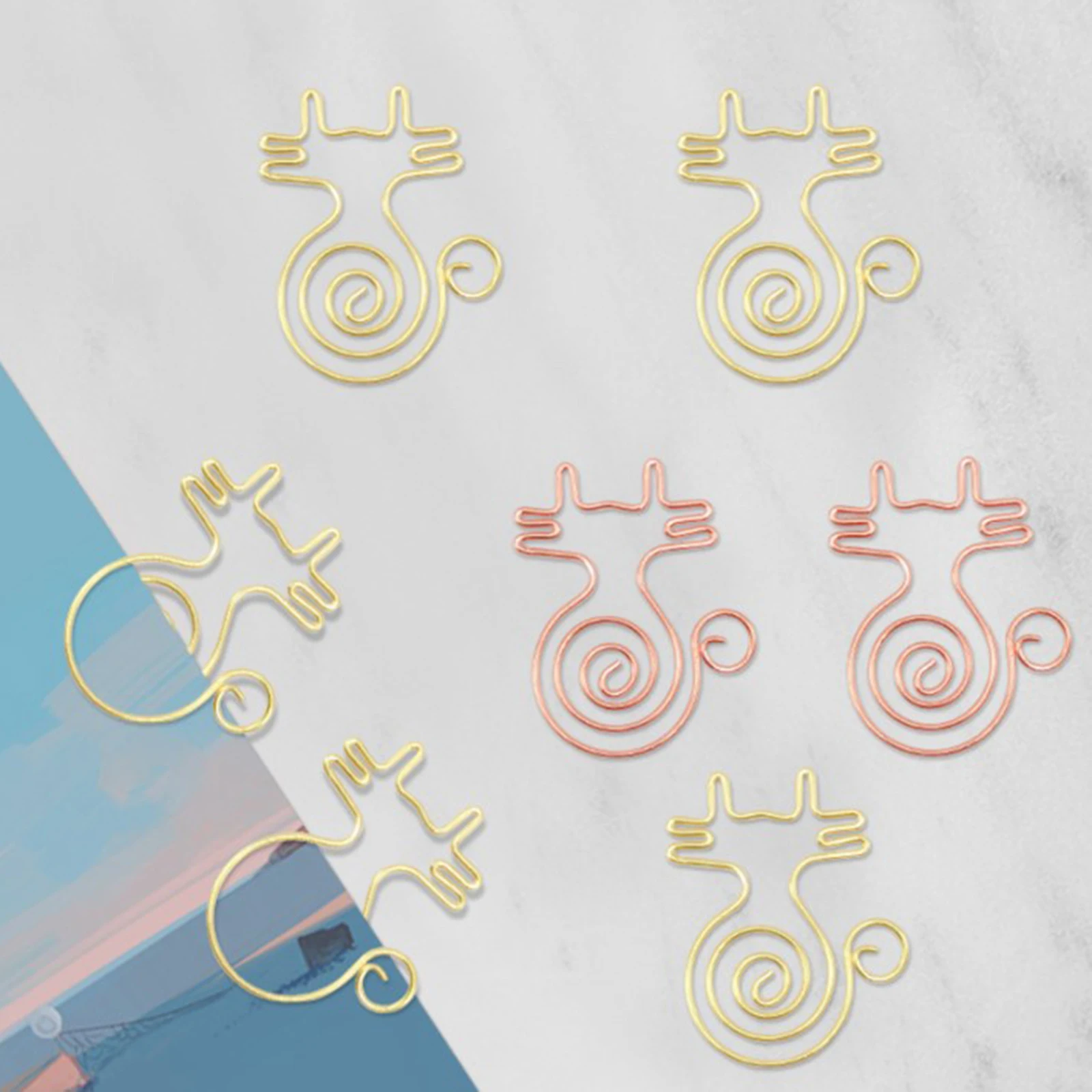 

20pcs Cute Cat Shaped Metal Paper Clip Bookmark Planner Memo Clips For Book Stationery School Office Supplies Stationery