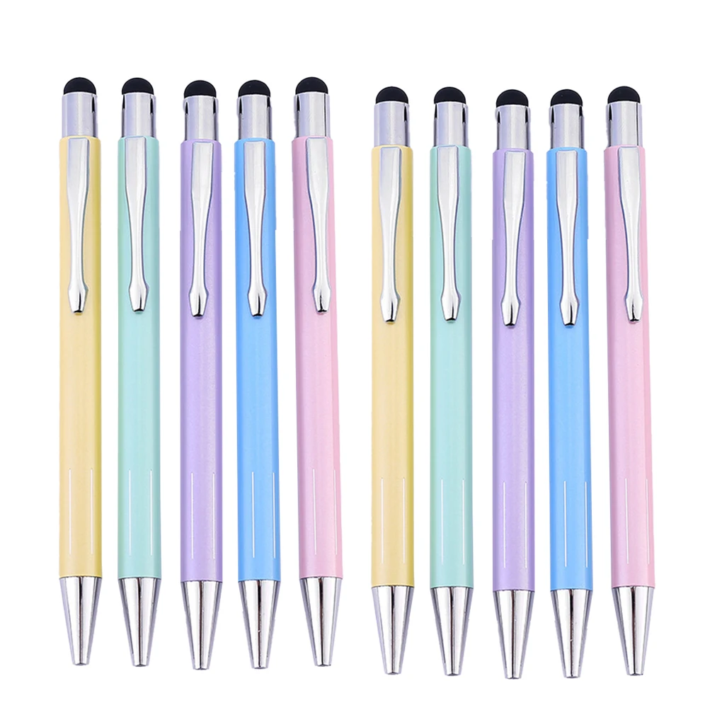

10 Pieces Stylus Touch Pens Smooth Ballpoint Pen Writing Tool Household