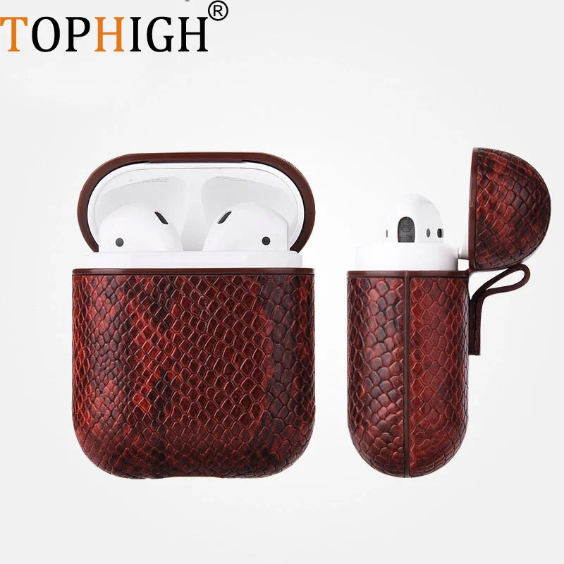 2023, оригинальный телефон для Apple Airpod, Bluetooth, беспроводные наушники, змея, искусственная кожа, чехол для Air Pod, популярный чехол