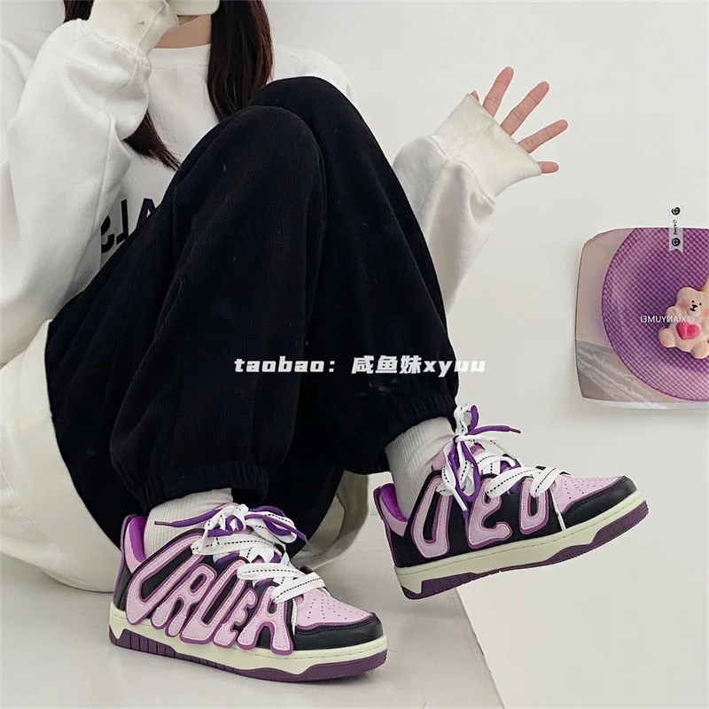 

Shoes For Women's Designer Sneakers 2023 Spring Summer Fashion Men Skateboard Casual Tenis Woman Street Style Breathable Shoes