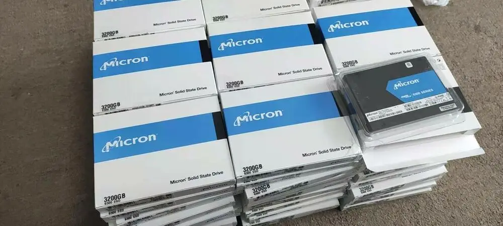Micron 3 2 TB 9300 MAX 5 &quotU.2 SSD MTFDHAL3T2TDR-1at1zhyy 3DWPD TCL 3200GB