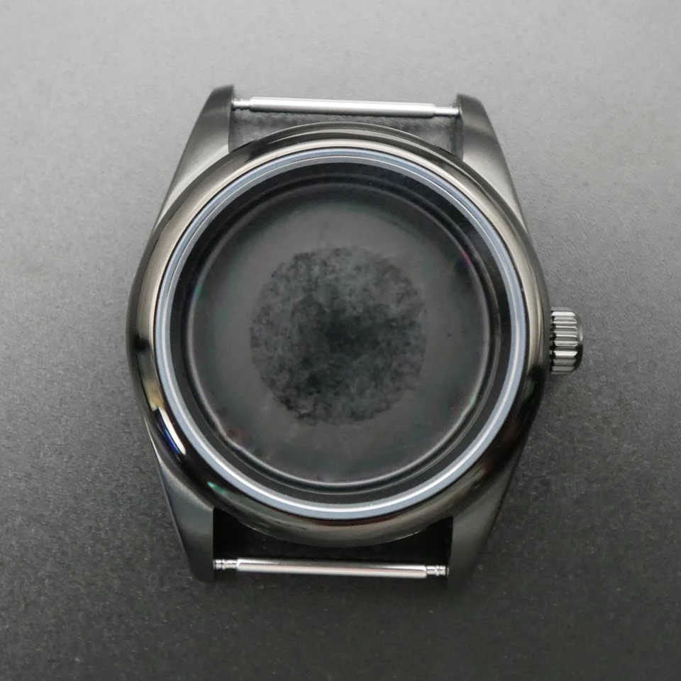 new36mm Stainless Steel Wristwatch Case Kit  NH35/NH36 Mechanical Watch Shell Men's watch case Mechanical Hand Wind movement