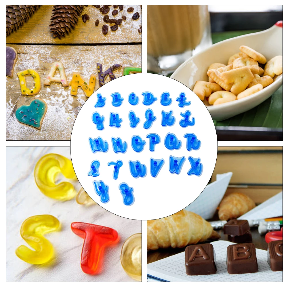 

Embosser Fondant Cutter DIY Decorating Tool Cake Mold Alphabet Number Letter Cookie Stamp Hand Press Biscuit Fun Baking Kitchen