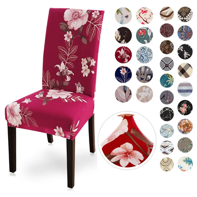 Чехол на рождественское кресло эластичный чехол из спандекса для стула съемный