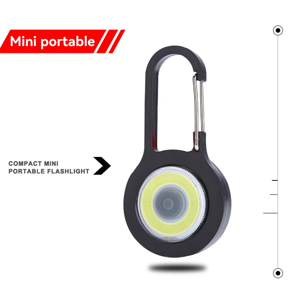 

Keychain Light Outdoor COB Keyring Flashlight Working Lighting Tourist