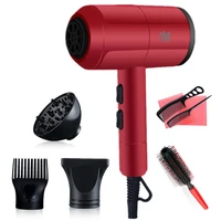household heating and cooling air hair dryer with diffuser motor heat constant temperature blowdryer high power blue light 50g
