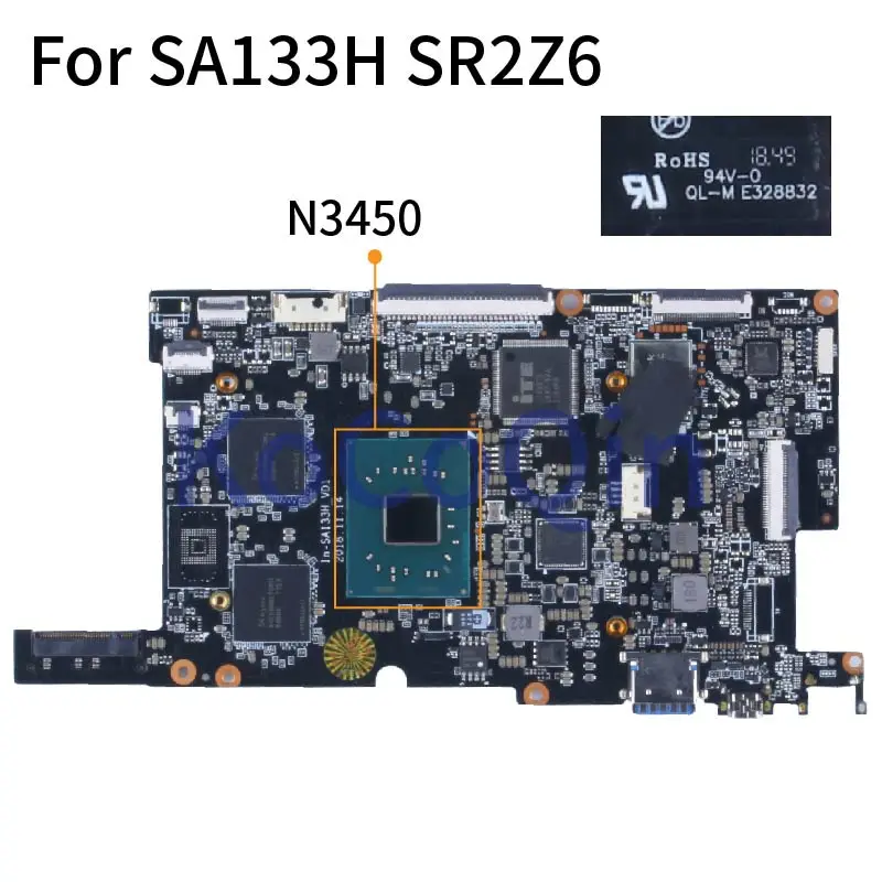 

For SA133H N3450 Notebook Mainboard QL-M E328832 N3450 Laptop Motherboard