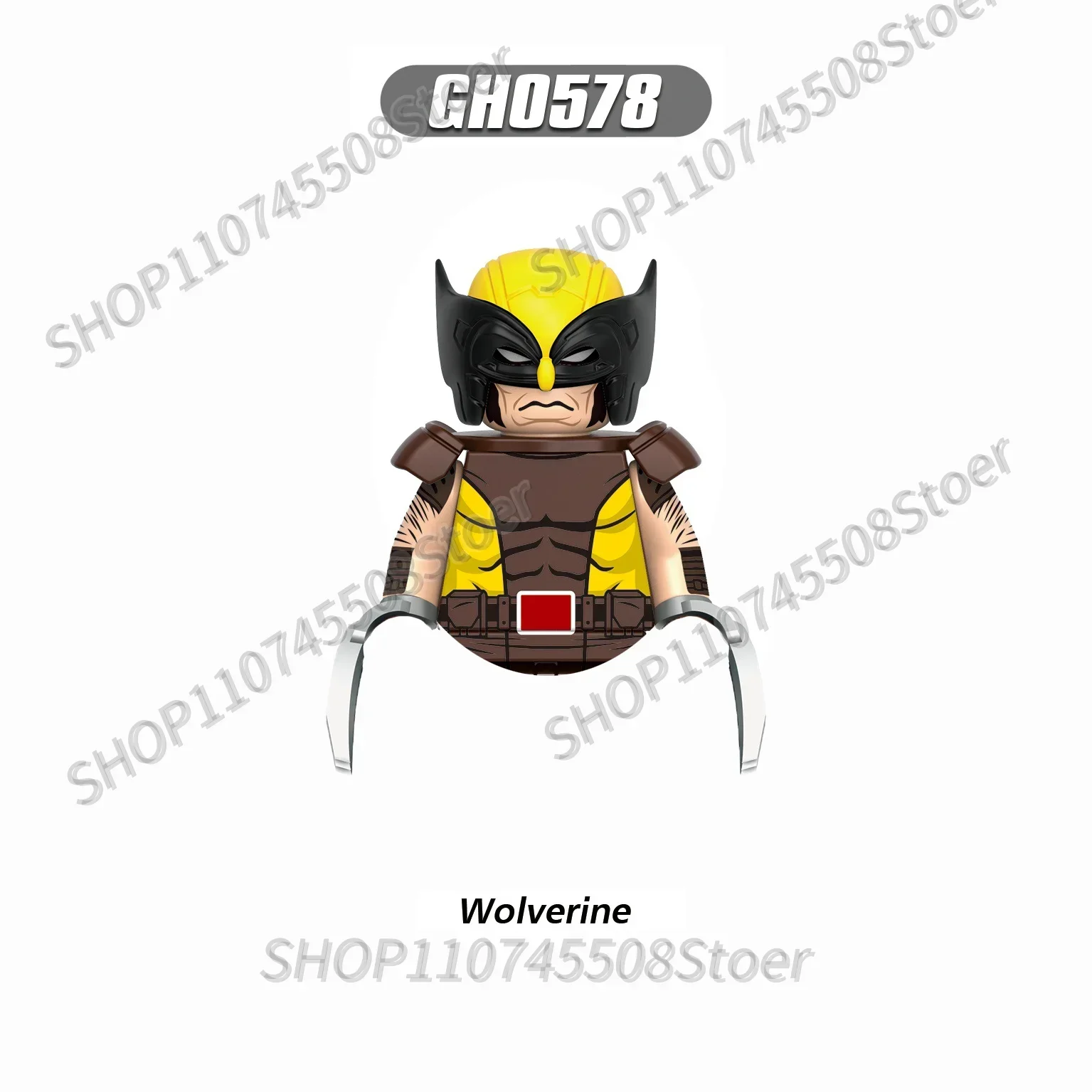 Фото Коллекционные игрушки Marvel: конструкторы Бэтгир, Магнето, Волкер, Скрем, Дэдпул, мини-кирпичики, подарки для вечеринок. №4