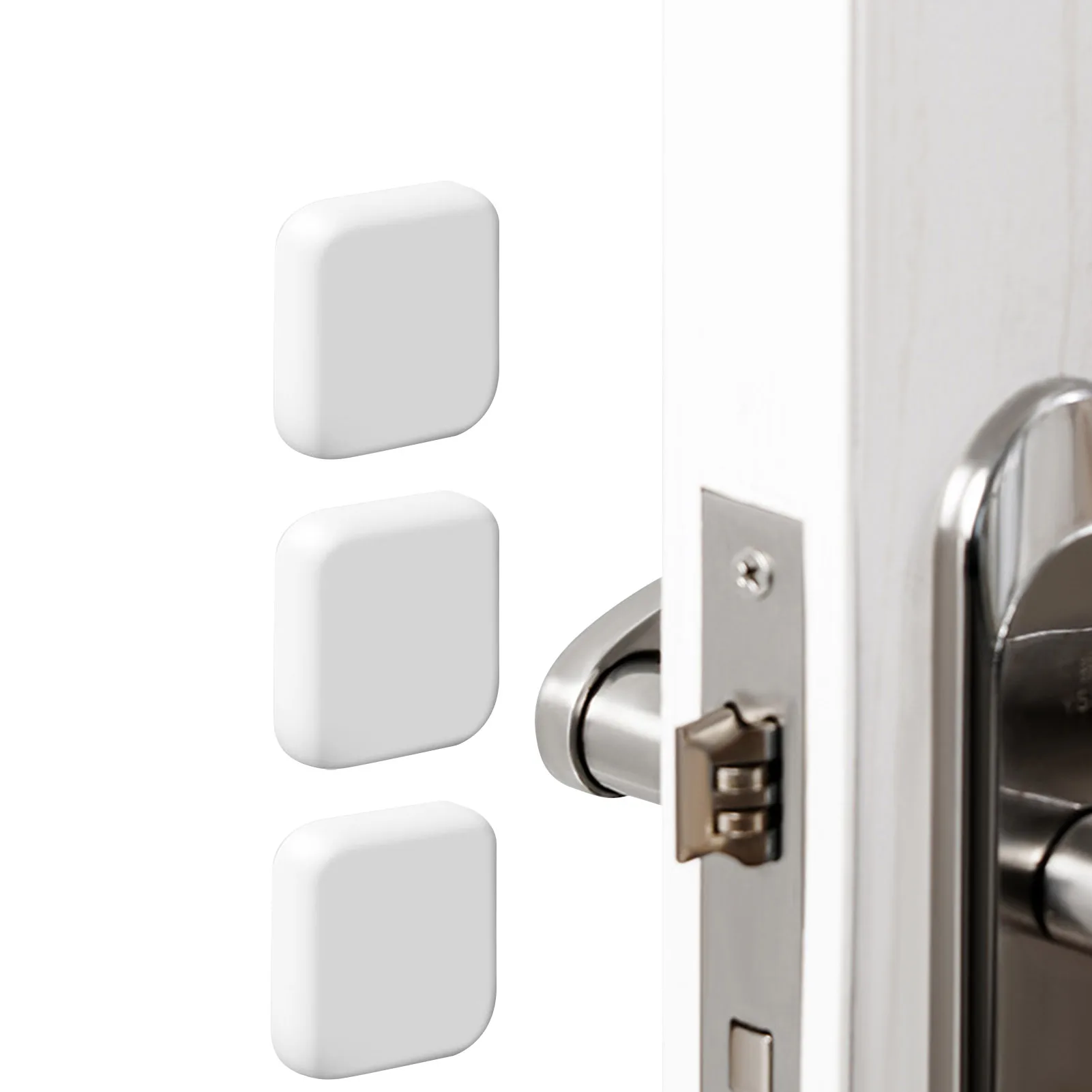 

Door Handle Stopper Shock Absorbent Door Knob Buffer Wall Protector Anti-slam Door Knob Stopper Wall Protectors For Headboard
