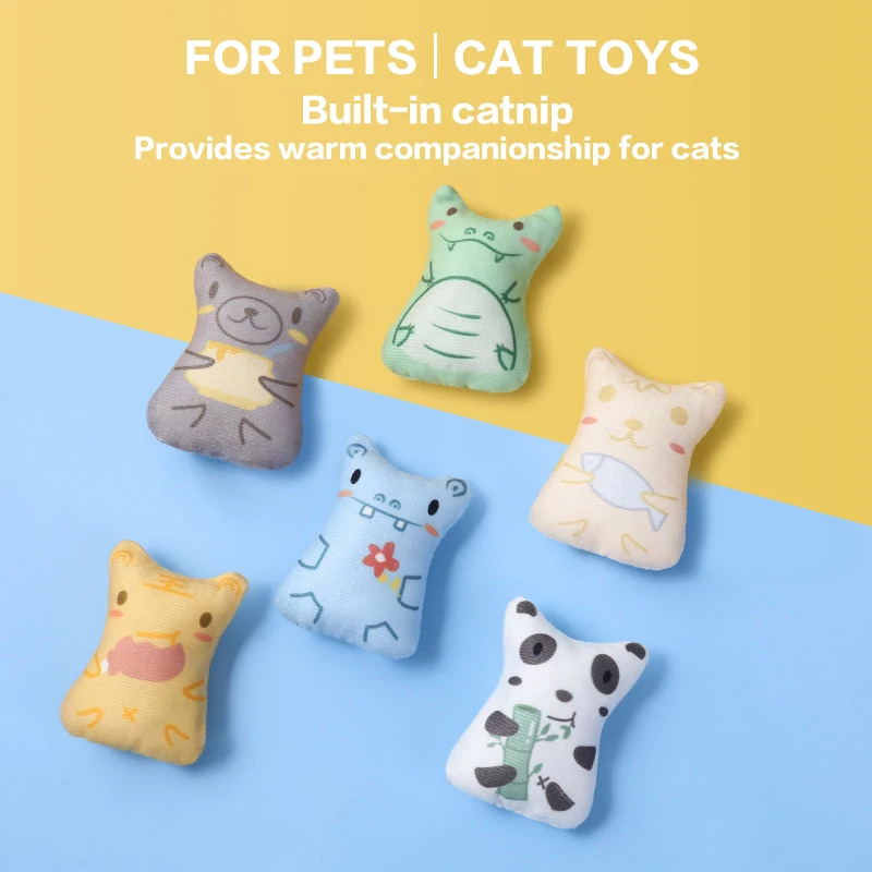 

Игрушки для домашних животных, плюшевые игрушки для кошек, Тэш, кошки С Кошачьей Мятой, устойчивый к царапинам и укусам с цветной печатью