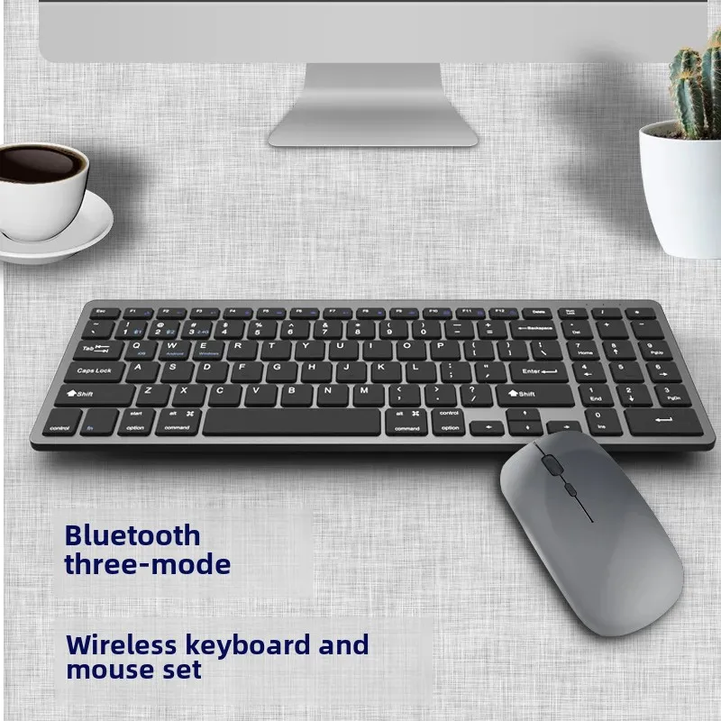 Aobei Беспроводная Bluetooth-клавиатура и мышь комбинированная бесшумная зарядка