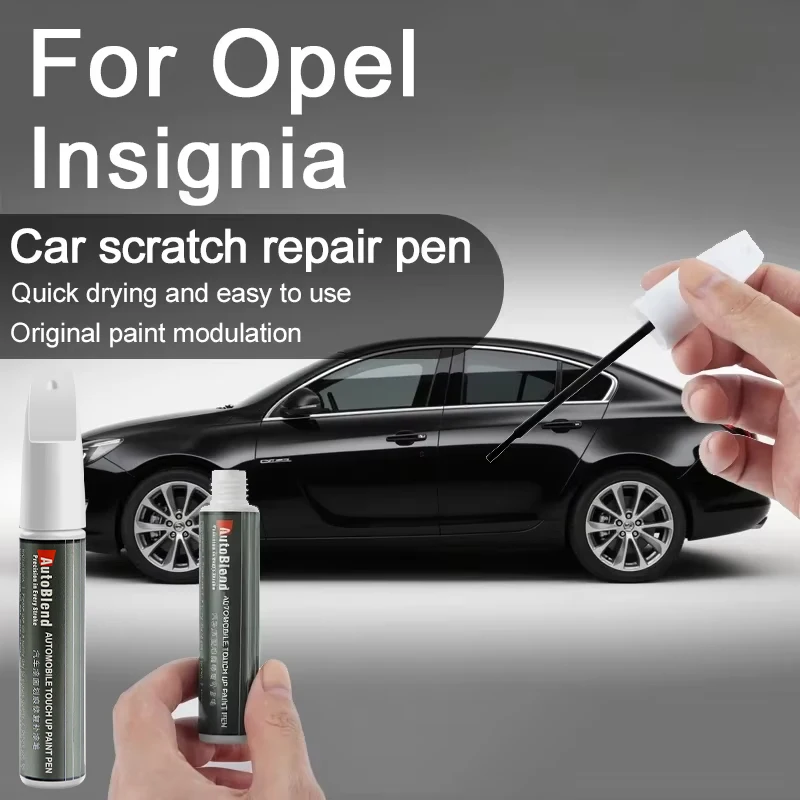 Фото Ручка для ремонта царапин с краской для Opel Insignia с прозрачным покрытием, восстанавливающая блестящую автомобильную краску и улучшает текстуру краски Luxor Blue №1