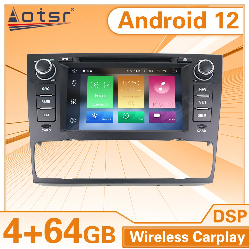 

Car Radio For BMW E90 E91 E92 E93 3 Series 2005 - 2012 Carplay Video Receiver Android Multimedia Player Auto Touch Screen Stereo