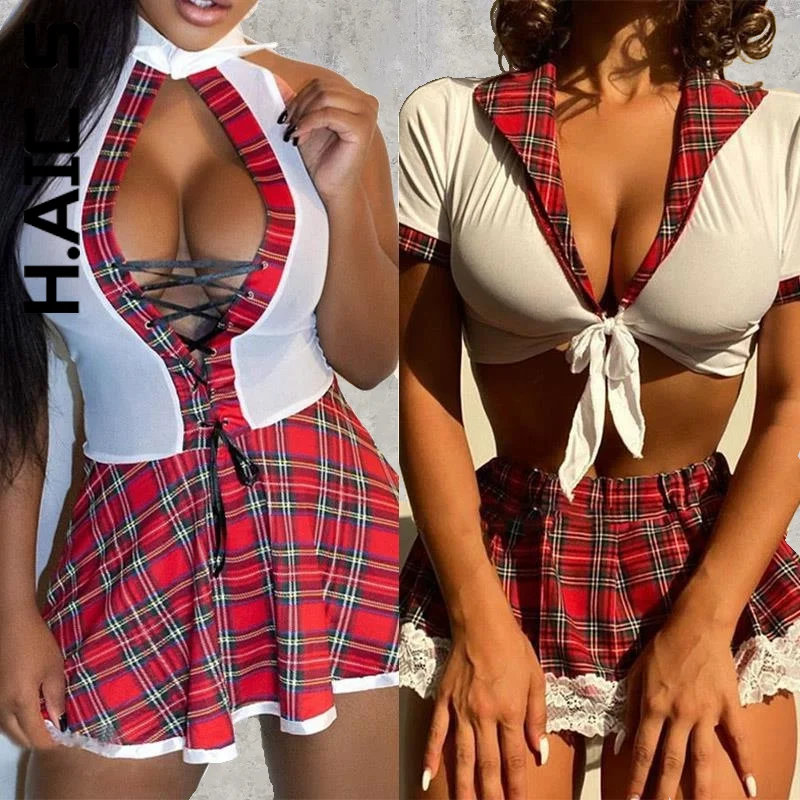 

H.Aic S Women Pajamas Summer Home Homewear Sleep Ins Pajamas Suit Kawaii Cute Sleepwear Loose Women Sleepwear Female Clothes