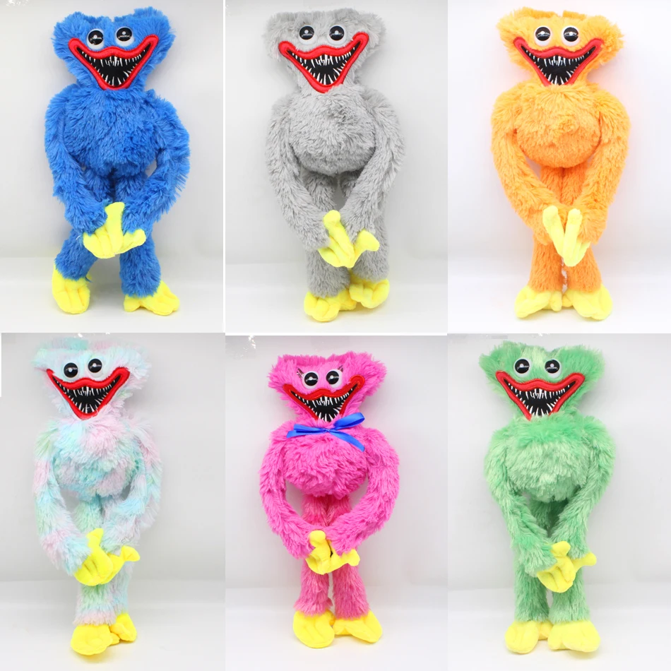 

40cm Poppy Playtime Game Toy Cute Huggy Wuggy Doll Cartoon Character Toy Soft Stuffed Animal Scary Toy Soft Gift for Children