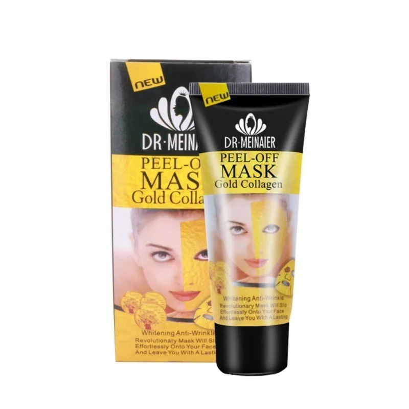 

24K Gold Collagen Peel off Mask Face Anti aging Whitening Lifting Firming Skin Anti Wrinkle Facial Masks Peel Mask 60g