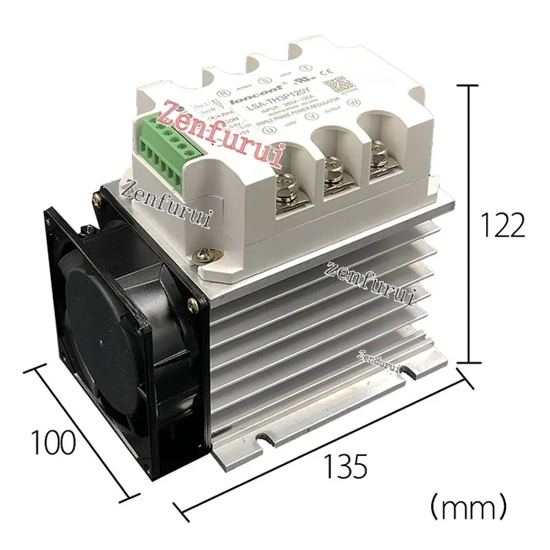 

Three phase AC voltage regulate module transformer power regulator thyristor dimming power regulate temperature control heating