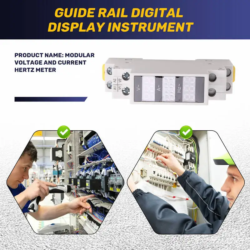 Направляющая инструмент с цифровым дисплеем трехфазный однофазный измеритель