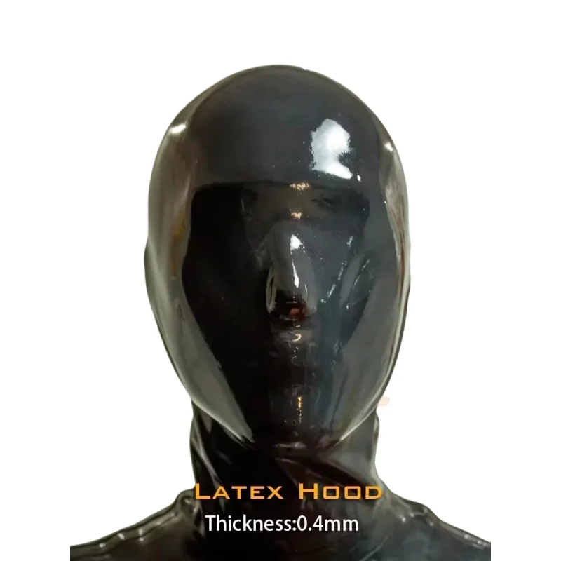 (FErubber 04) 100% натуральный каучук латекс цельный головной убор фетиш трансвестит