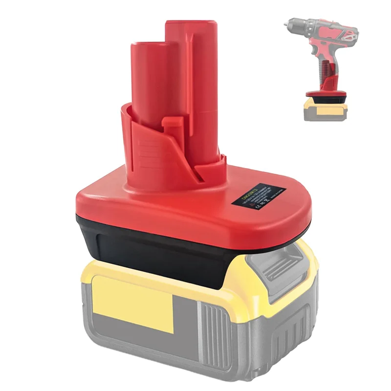 Адаптер аккумулятора DM20M12 для Dewalt 20 В Milwaukee 18 M18 преобразователь 12 M12