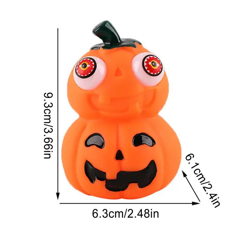 Сжимаемые игрушки на Хэллоуин забавные для глаз тыква голова призрака с