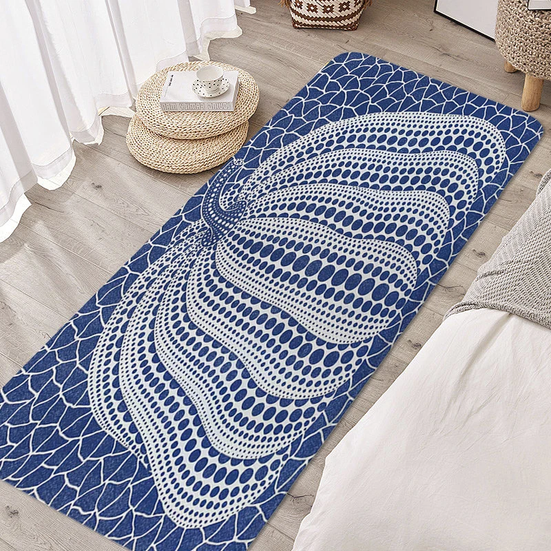

Doormat Entrance Door K-Kusamas Rug Aesthetic Bathroom Sleeping Room Veranda Floor Mat Kitchen Carpet Anti Slip Home Decorations