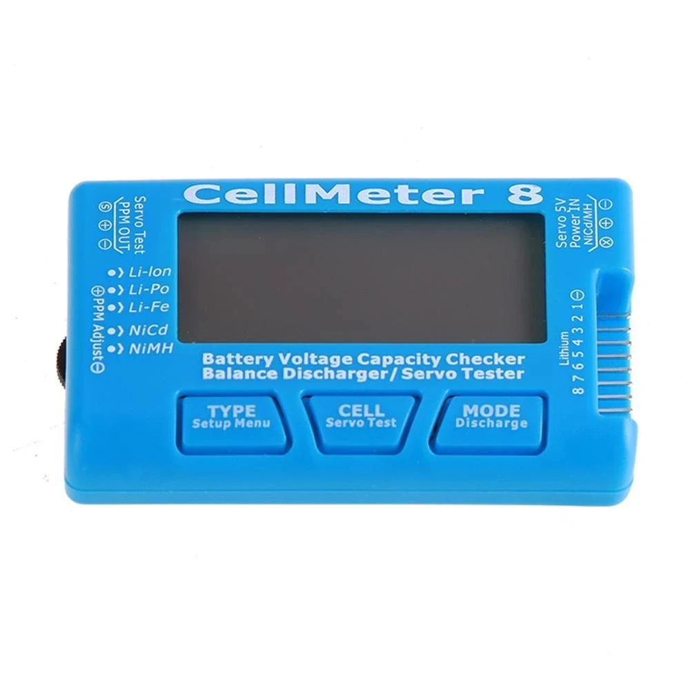 

Skyquist RC CellMeter-8 измеритель емкости аккумуляторов