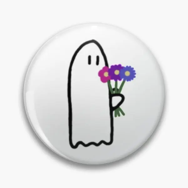 Bi Ghost мягкая пуговица брошь на лацкане ювелирные изделия креативный значок