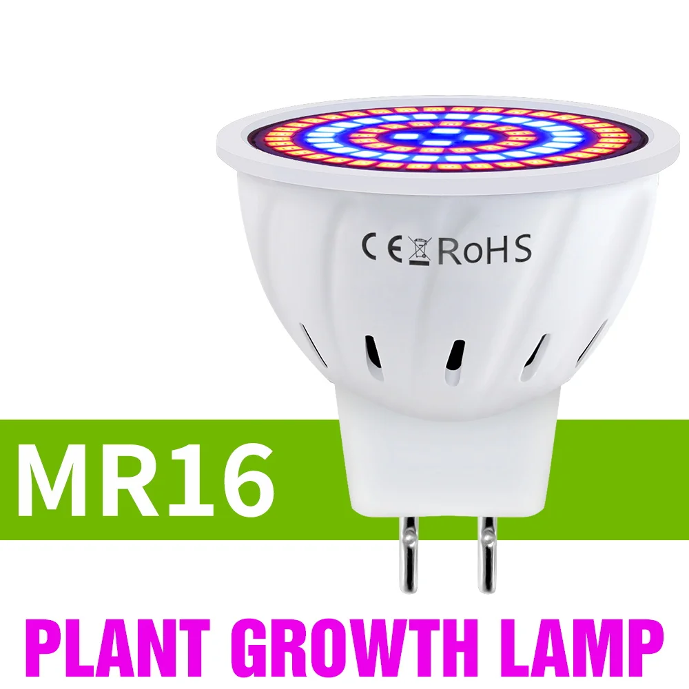 

LED лампа полного спектра для гидропоники E27 GU10
