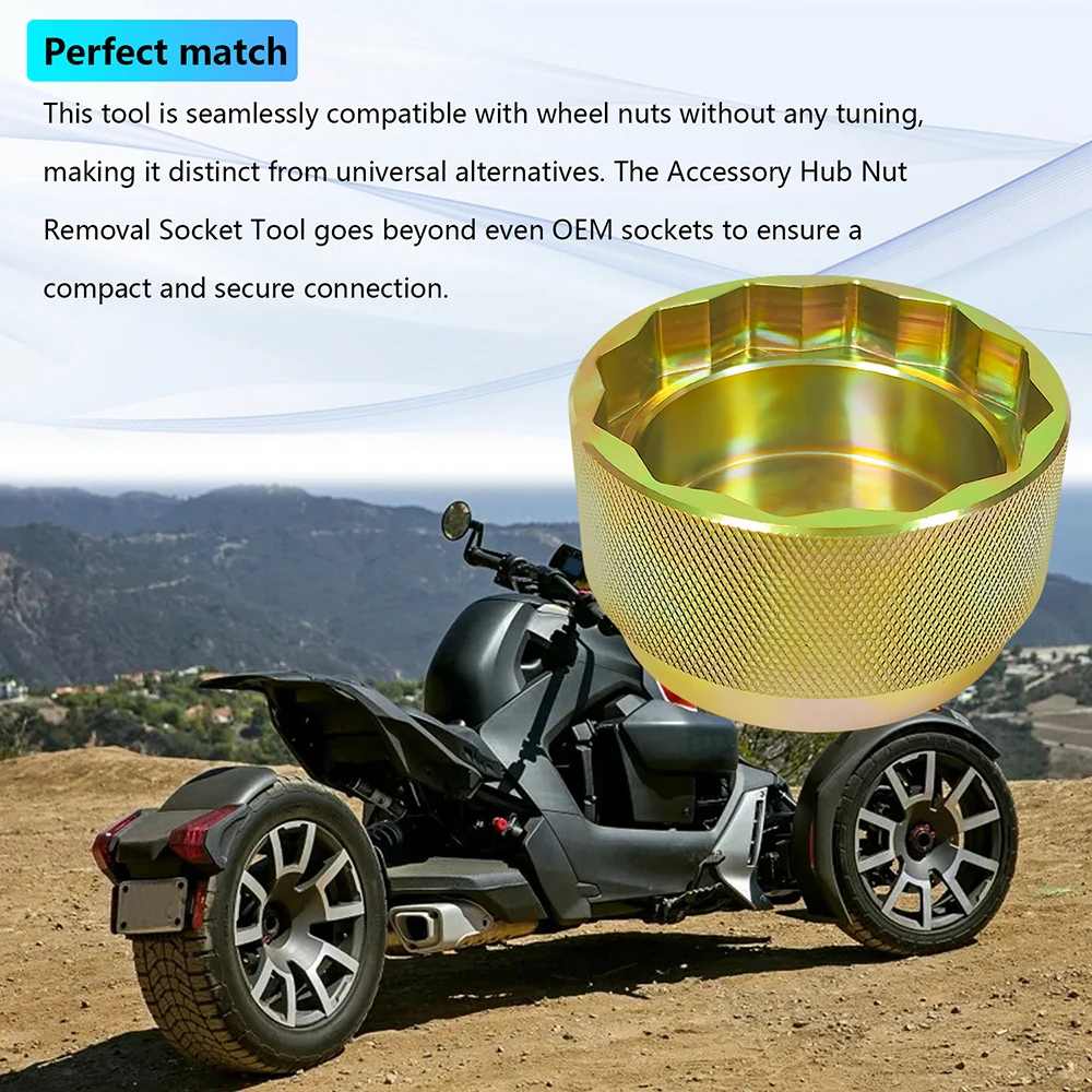 

Инструмент для снятия колесных гаек 529036457 Для раллийного квадроцикла Can-Am Ryker 600 900 2019-2020 2021 2022 2023 2024