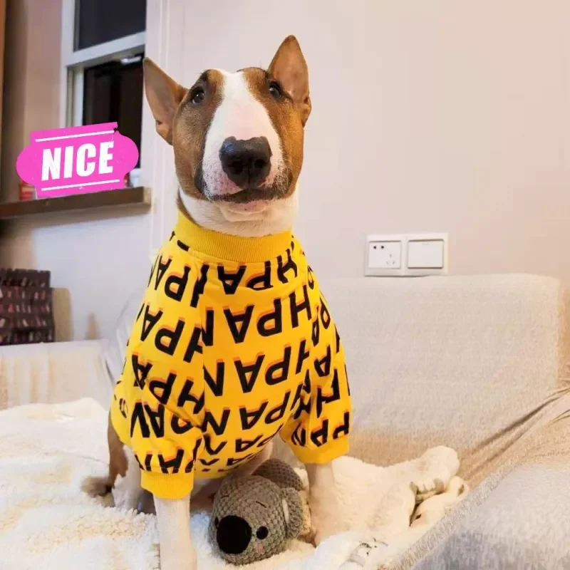 

Dog T-shirt Corgi Bull Terrier Dog Clothes Samoyed Husky Labrador Golden Retriever Clothing Big Large Pet Costume Apparel Outfit