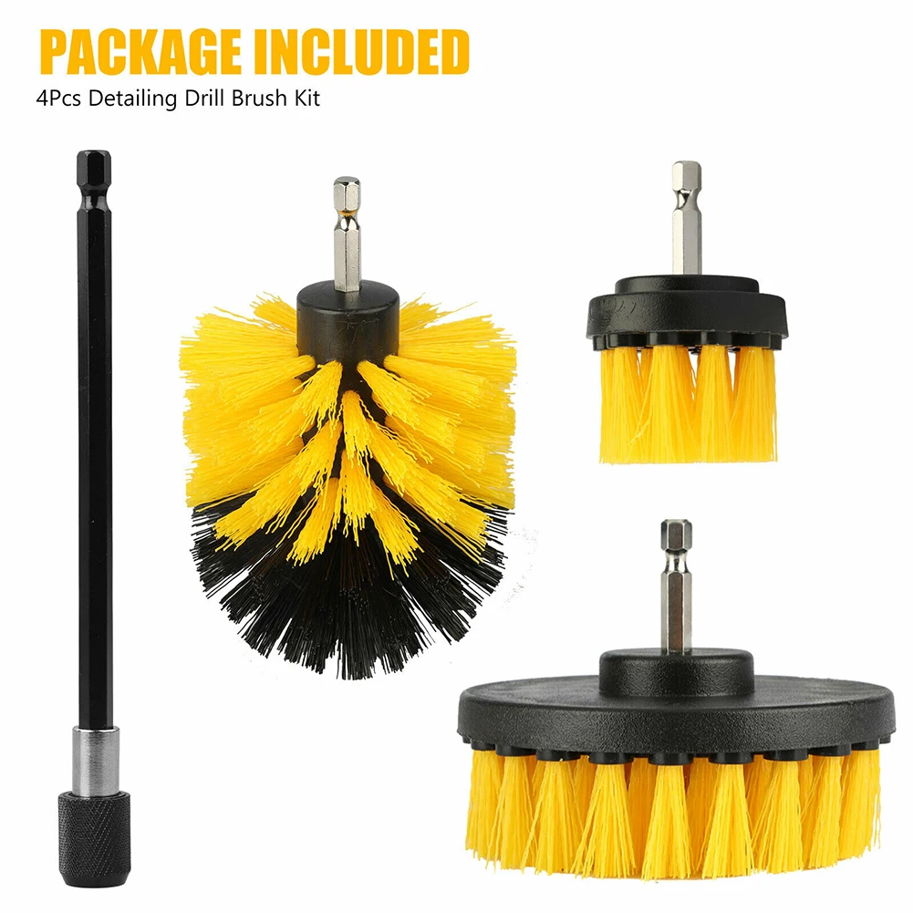 

26pcs Car Detailing Brush Set Air Vents Rim Cleaning Wheel Brush Clean Tools Cleaning Brush Power Scrubber Drill Brush