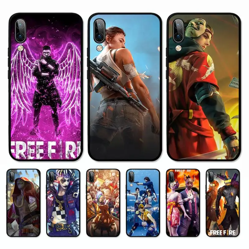 

Game free fire Phone Case for Vivo Y91C Y11 17 19 17 67 81 Oppo A9 2020 Realme c3