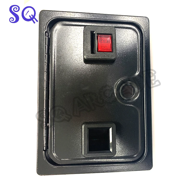 

Arcade Single Token 25 Cent Coin Door Pinball Coin Acceptor With Switch For MAME Arcade Cabinet Casino Slot Machine Iron Game