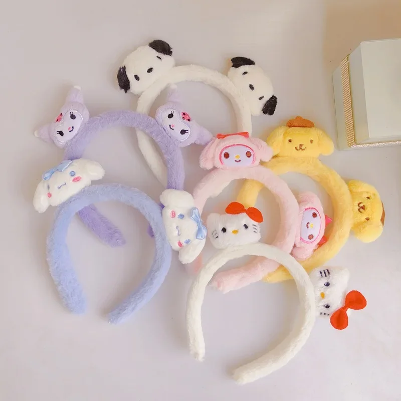 Новая повязка на голову Sanrio Hello Kitty аниме Kuromi My Melody с героями мультфильмов Cinnamoroll