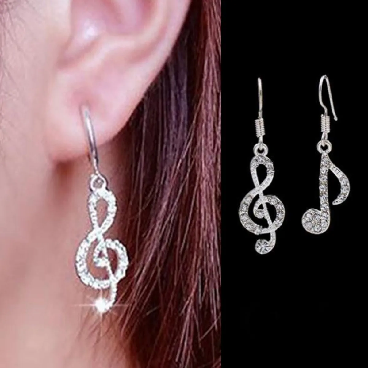 Модные романтичные элегантные серьги-подвески, цвет серебро, ювелирные изделия для женщин и девушек