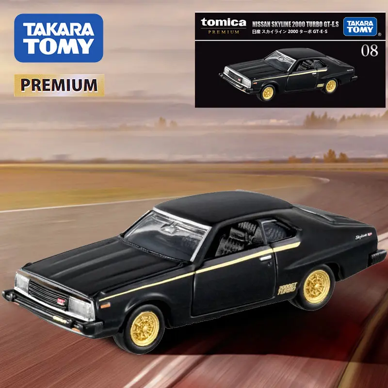 

Takara Tomy Tomica Premium 08 NISSAN SKYLINE 2000 TURBO GT-E-S металлическая литая модель автомобиля Новая черная