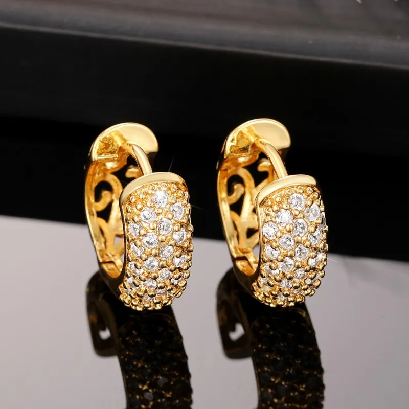 Шикарные металлические аксессуары для женской свадебной вечеринки CAOSHI с ажурным дизайном, роскошные яркие ювелирные изделия из циркония