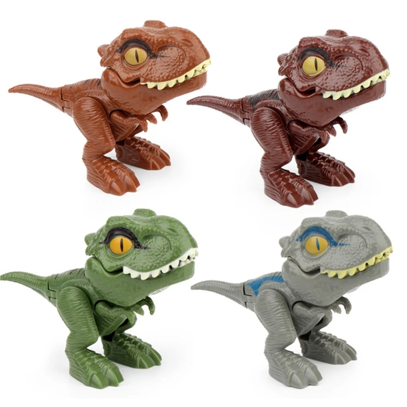 

4 шт. палец игрушечное яйцо динозавра творческие Tricky модель тиранозавра игрушка в виде динозавра детские подарки
