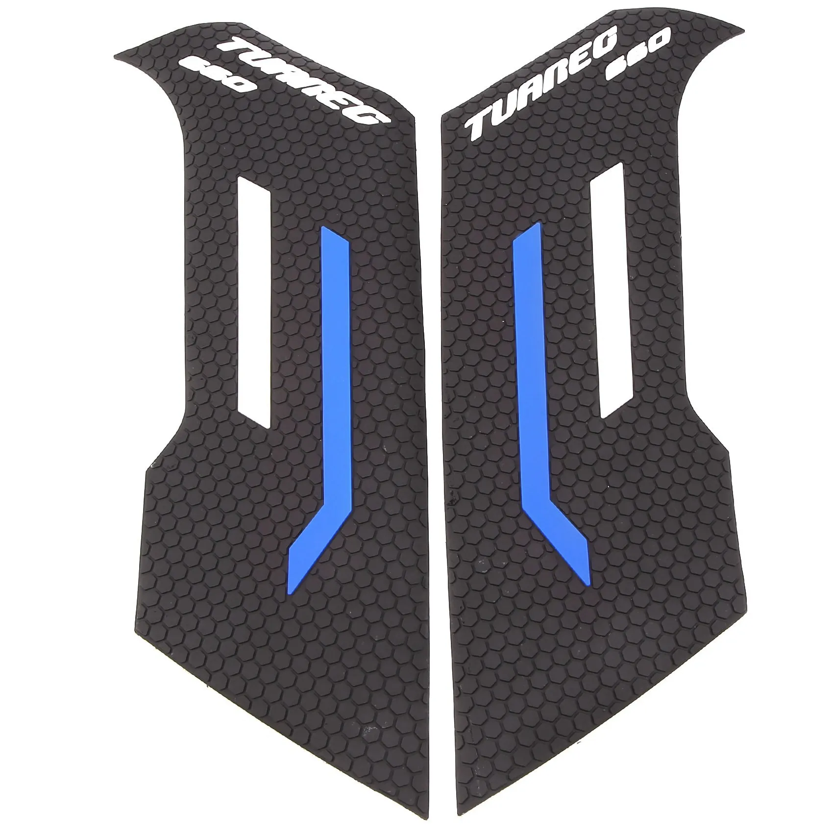 

Motorcycle Anti Tank Pad Sticker Gas Knee Grip Traction Side Pad for TUAREG 660 TUAREG660 2022 -(Blue)