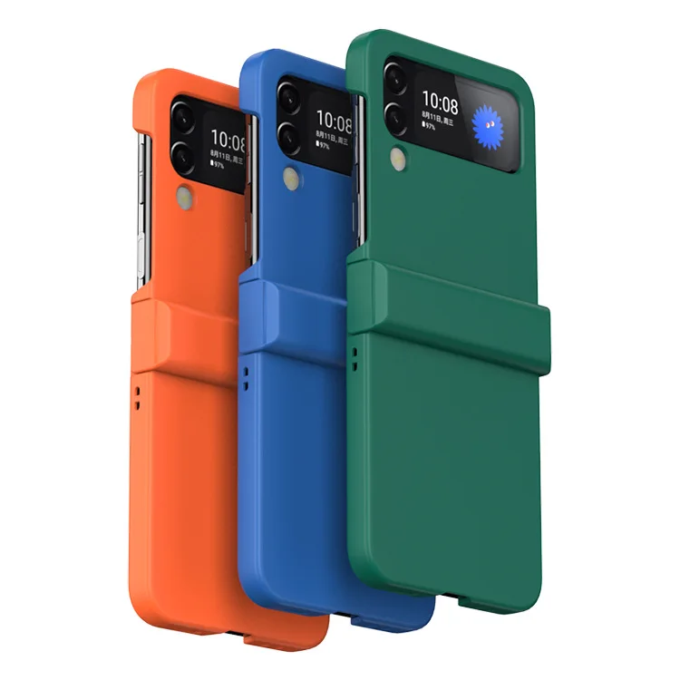 

2022 New Skin Feel Central Axis Case for Samsung Galaxy Z Flip 4 5G Cover Anti-knock Fashion Cases for Galaxy Z Flip4