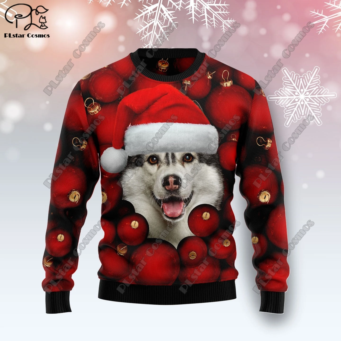 Новинка милый Рождественский свитер с 3D принтом животных уличный Повседневный