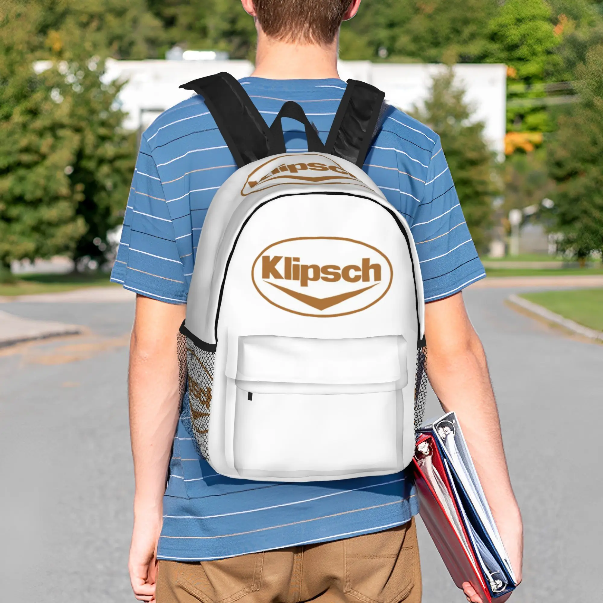 Фото Рюкзак Klipsch 7 Dakimakura, хит продаж, вместительный, для мальчиков и девочек, школьный ранец, сумка через плечо для мужчин и женщин №5