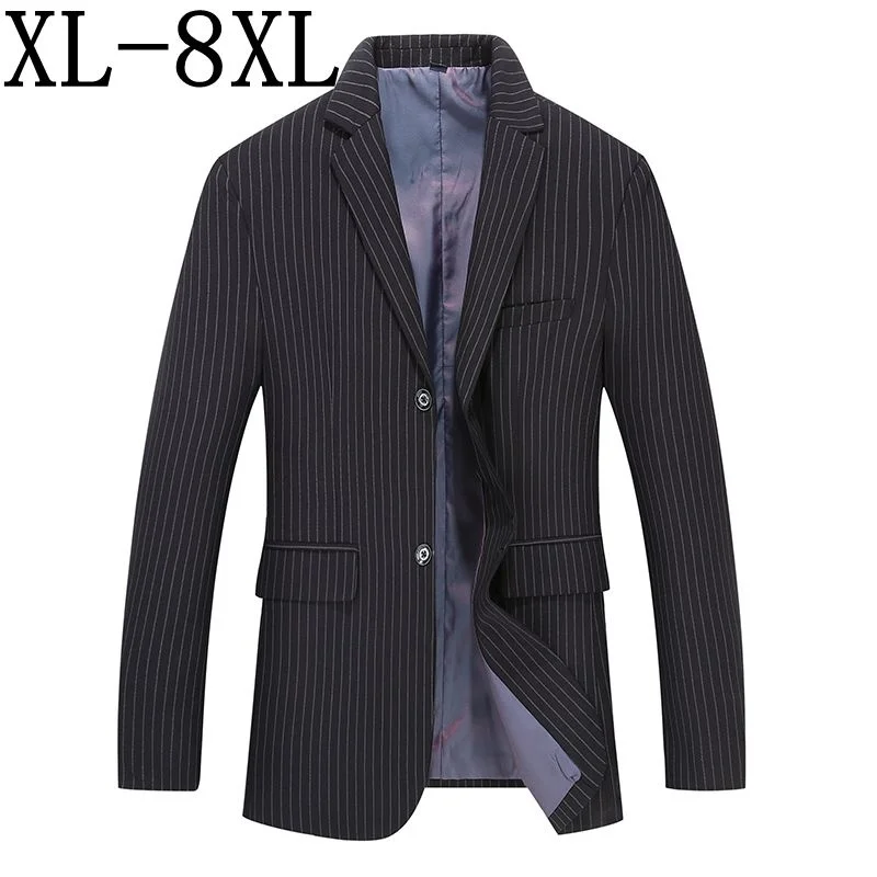 7XL Size 8XL 6XL 2023 New Men Brand Suit Jacket Blazer Autumn Top Quality Business Loose Men Suit Business Masculino Blazers