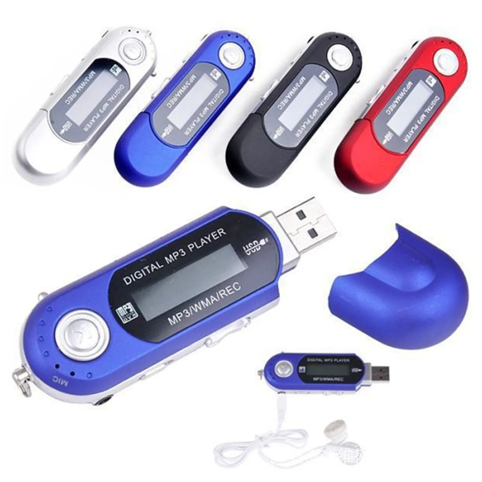 

2023 USB MP3 Player 4GB 8GB Mini MP3 Music Player Digital LCD Screen support MP3 FM Radio Fashion Sports Walkman Portable mp3