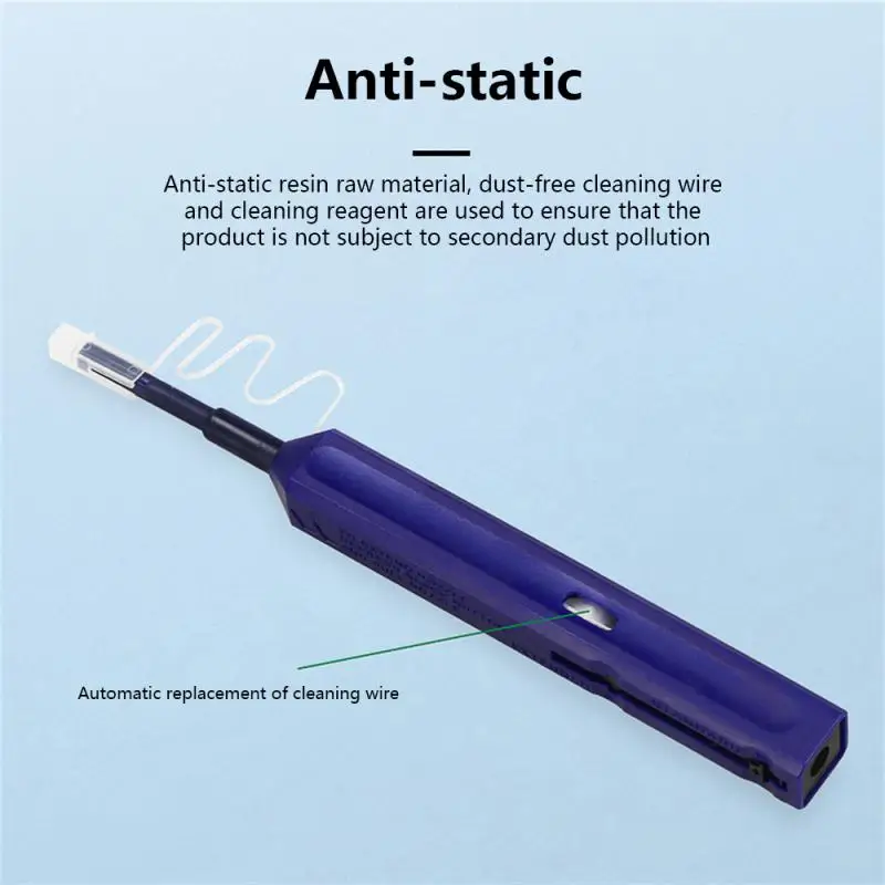 

New Free Shipping Cleaning Tool Pen Lc Cleaning Pen Box Fiber Connector Cleaner Cleaner Tool Cleaning Rod Connector Adapter