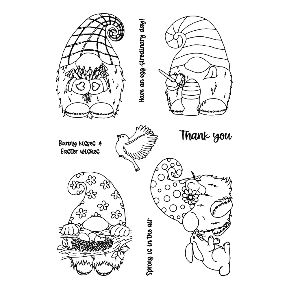 

Dwarf Transparent Clear Silicone Stamp/Seal for DIY scrapbooking/photo album Decorative clear stamp