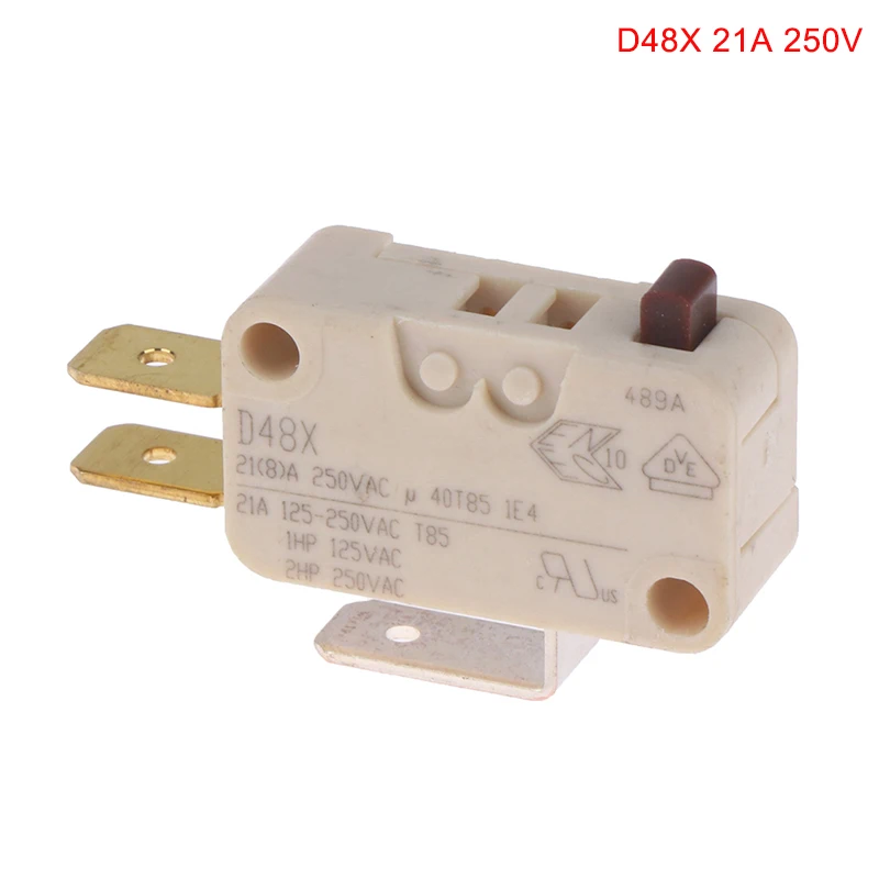 

1Pc Large Micro Switch D48X High Current 21A 250V Water Heater Limit Touch Switch For German Cherry Limit Contact Switch