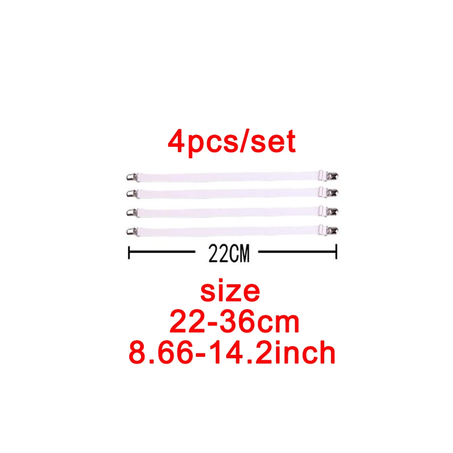 

Эластичные ремни для простыней, 4 шт., полиэстер/хлопок